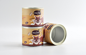 圓形紙筒包裝定做，滿足寵物食品包裝需求