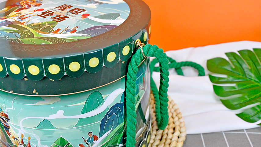 圓筒粽子禮盒包裝